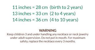 31 rigorous child necklace length chart