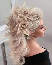 Pin By Rajkonna Chowdhury On Beauty Beautiful Wedding Hair Hair Braid Videos Hair Designs