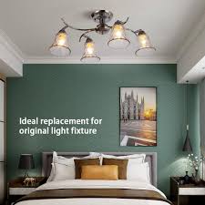 2 vintage glass ceiling globes light covers art deco 1 pink, 1 cream 11 diameter vintagelotsofvintage. Lamps Shades Skelang Glass Lamp Shade Light Cover Lamp Shade Replacement For Lamp Shades Lighting Pack Of 4 Fixture Shade Lighting Ceiling Fans