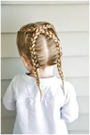 All you have to do is part their hairs in the middle and then tie a hairband in the low part of their hair, creating two pigtails on each side. Braids For White Kids 32 Cool And Cute Braids For Kids With Images Beautified Designs Cutekidshairs Hair Styles Kids Braided Hairstyles Little Girl Hairstyles