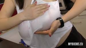 Busty Wife brunette Talia Amanda washes dishes and boobs - XNXX.COM