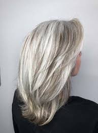 Hair Color Grey Highlights Going Gray Older Women 45 Trendy Ideas Gray Hair Highlights Hair Styles Grey Hair Color