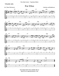 Some of the best sheet music and resources for ukulele and guitar duets, trios, ensembles on the web. Fur Elise Ukulele Pdf Fill Online Printable Fillable Blank Pdffiller