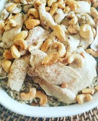 Lebanese Chicken And Rice With Images Lebanese Chicken Chicken Salad Recipe With Almonds Lebanese Chicken And Rice Recipe