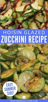 Hoisin Glazed Zucchini Mirlandra S Kitchen Recipe Asian Zucchini Recipe Easy Zucchini Recipes Asian Side Dishes