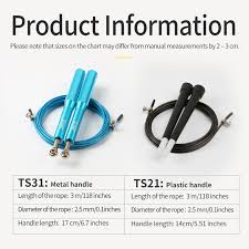 Tmt Speed Jump Rope With Aluminum Handle And Wire Rope Swivel Skipping Rope For Mma Boxing Crossfit Fitness Workout Training Gym