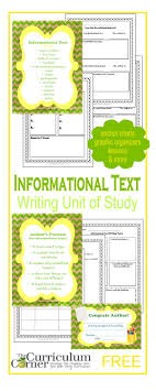 Informational Text Writing Unit Of Study The Curriculum