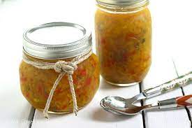 Sweet And Spicy Zucchini Relish Craving Something Healthy Zucchini Relish Recipes Zucchini Relish Relish Recipes