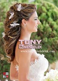 Modele Flokesh Per Nuset Hair Styling For Brides Tony Mendelek Bridal Hair Bridal Hair And Makeup Bride Hairstyles