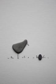 Steinbild Vogel Natur Deko Art De Galets Cailloux Hiboux Peints