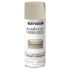 Rust Oleum Modern Farmhouse 12 Oz Satin Greige Spray Paint 6 Pack 340399 The Home Depot Rustoleum Paint Colors Spray Paint Furniture Rustoleum Spray Paint