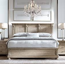 Rh 39 S St James Panel Bed Evoking The Architectural Classicism Of Turn Of The Century Design Luxurious Bedrooms Bedroom Design Restoration Hardware Bedroom