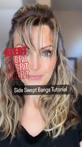 If you like a side swept bang, this is how I style mine 😉. 💜FOLLOW ME for  more everyday hairstyle tips! #hairgoals #hairtutorial #fallhair #bangs  #hsircuts #hairstylist #hairdresser #hairoftheday ...
