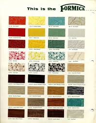 Retro Library 1953 Formica Sunrise Collection Brochure