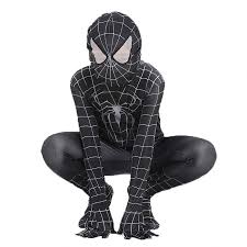 Free shipping on orders over $25 shipped by amazon. Boys Venom Black Spiderman Costume Kids Cosplay Spandex Bodysuit Costume Party World