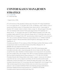 Microsoft powerpoint manajemen operasional contoh kasus di lapangan 2016 pptx author. Doc Contoh Kasus Manajemen Strategi Diki Mutaqin Academia Edu