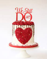 Browse our anniversary cakes & engagement cake from silver, golden & diamond anniversaries anniversary symbols (uk). 73 Vind Ik Leuks 1 Reacties Cakes By Estee Cakes By Estee Op Instagram 40t 40th Wedding Anniversary Cake 40th Anniversary Cakes Happy Anniversary Cakes