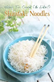 how to cook like shirataki noodles