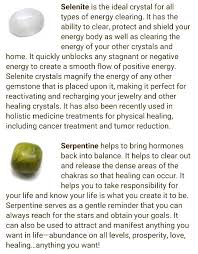 Selenite Serpentine Spiritual Crystals Crystal Healing Stones Serpentine Crystal