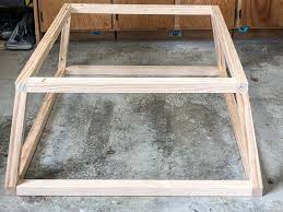 Choose a cleat length about six inches shorter than your dining table top is wide, or about four inches shorter than your side/coffee table is wide. Diy Square Coffee Table With Angled Legs How To Build Anika S Diy Life