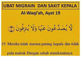 Ayat Utk Sakit Kepala Baca Di Tapak Tgn Usap Ke Kepala Sakit Kepala Kekuatan Doa Doa
