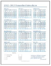 Free Printable Homeschool Attendance Calendar Homeschool Attendance Homeschool School Calendar
