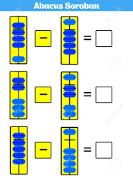 Cerca nel più grande indice di testi integrali mai esistito. Abacus Soroban Kids Learn Numbers With Abacus Math Worksheet For Children Vector Illustration Stock Photo Picture And Royalty Free Image Image 112392185