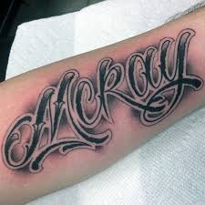 Carve it on your arm! Mens Forearm Mckay Last Name Tattoo Design Names Tattoos For Men Name Tattoos On Arm Forearm Name Tattoos