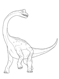 Langhals dino zeichnen archives kinder malvorlagen club. Kostenlose Malvorlage Dinosaurier Und Steinzeit Dinosaurier Brachiosaurus Zum Ausmalen