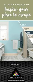 Relaxing Bathroom Retreat This Color Palette Features Calming Paint Colors Like Antique White A Paint Colors For Home Home Room Design Calming Paint Colors