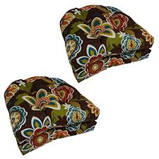 More than just a soft place to land, chair cushions and pillows are a great way to add color to your home decor. Shop Now For The Blazing Needles U Shaped Patterned Spun Polyester Tufted Dining Chair Cushions Set Set Of 4 19 Annie Chocolate Accuweather Shop