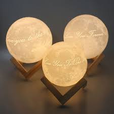 Engraved gifts are a thoughtful present that shows the person you give them to that they are important and that you care. Custom 3d Text Moon Lamp Photo Lamp 3d Photo Best Mothers Day Gifts