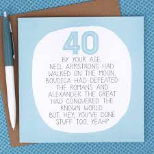 Birthdays don't make you old…. Funny 40th Birthday Card Etsy