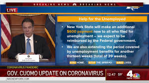 New York State To Give 600 Payment To All Unemployed New Yorkers Amid Covid 19 Pandemic Youtube