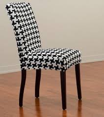 Black And White Houndstooth Accent Chair 29 99 Gorgeous Dining Chair Slipcover Black And White Slipcover Trendy Dining Room Accent Chair B Slipcovers For Chairs Dining Chairs Black Dining Chairs