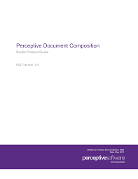 Document Composition Studio Product Guide Manualzz Com