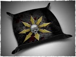 By fire and sword dice tray. 40k Neoprene Dice Trays From Deep Cut Studios