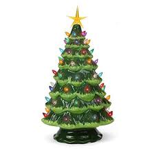 Northlight 9 white and gold ceramic mini christmas tree tabletop decoration. Best Vintage Ceramic Christmas Trees Ceramic Christmas Trees And Diy Kits For Sale
