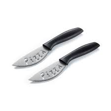 Mais les couverts ont parfois du bon. Set 2 Couteaux A Pizza Lame Inox Mathon Mathon Fr