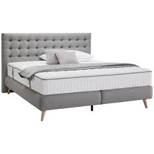 Welnova Boxspringbett Jersey Webstoff Inkl Matratze Topper Fustic Hellgrau Textil H2 Mittel Bis Ca 80kg 180x200 Cm Natur Jersey Jersey Webstoff Boxspringbett Boxspringbett 160 Boxspringbett Matratze