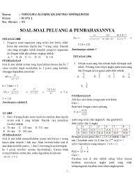 Savesave soal tes kelas 12 smk teknik.pdf for later. Contoh Soal Materi Peluang Bersyarat Kelas 12 Semester 2 Pembahasan Jawabanku Id