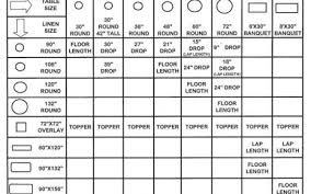 table linen size chart this could be very useful table