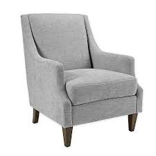 Martha Stewart Finley Accent Chair In Light Grey Bed Bath Beyond Luxurious Accent Chairs Bed Bath And Beyond Living Room Furniture Chairs