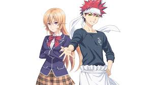 The figure is based on the reaction scene to erina's eggs benedict during the breakfast buffet challenge of toutsuki culinary academy's 'hell. Shokugeki No Souma Nakiri Erina Yukihira Soma Anime Hd Wallpapers Desktop And Mobile Images Photos