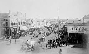 Black And White Little Falls Mn Parade Downtown Little Falls Looking East And Slightly North C 1891 The Building On The Left Corner Is The Curren Little Falls Fall Pictures Banks Building