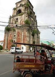 the sinking bell tower of laoag