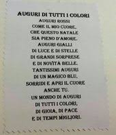 Poesia Di Tutti I Colori Per Natale Natale Parole Di Natale Natale Scuola Materna