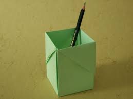 Diese schachtel ist die anspruchsvollste der drei varianten. Stiftebox Schachteln Und Verpackung Origami Kunst