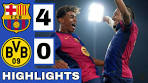 Barcelona vs Dortmund (4-0) Extended HIGHLIGHTS | UEFA ... - YouTube