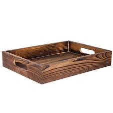 Check out our decorative trays selection for the very best in unique or custom, handmade pieces from our shops. Rustic Brown Wood Food Serving Tray Cutout Handles Rectangular Ottoman Nesting Crate Tabletop Storage Box Buy Wholesale Custom Personalized Classic Decorative Tray To Serve Breakfast Tea Coffee Food Hot Sale Workmanship Dinner